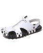 Sandals - 2021 Summer Business Bag Head Foreign Trade Casual Header Breathable Hollow White Beach Super Fiber Slippers