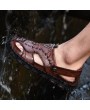 Sandals - Male Breathable Handmade Casual Sandals