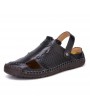 Sandals - Male Hollow Beach Shoes Large Size Sandals