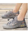 Sandals - Men Air Mesh Sandals Fashion Breathable Large Size Shoes Outdoor Round Toe Casual Footwear