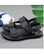 Sandals - Men Sandals Summer Outside Slippers Dual-use Latex Non-slip Casual Beach Shoes