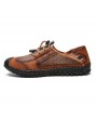 Sandals - Men Summer Sandals Sports Mesh Casual Shoes Breathable Leather Footwear