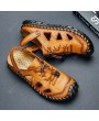 Sandals - Men's Casual and Comfortable Sandals Leather Large Size Shoes