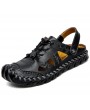 Sandals - Men's Comfortable and Fashionable Sandals Leather Large Size Shoes