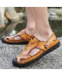 Sandals - Men's Sandals Breathable Casual Leather Sandals