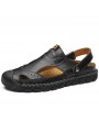 Sandals - Men's Sandals Breathable Casual Leather Sandals