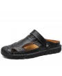 Sandals - Men's Sandals Breathable Casual Leather Sandals