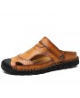 Sandals - Men's Sandals Breathable Casual Leather Sandals