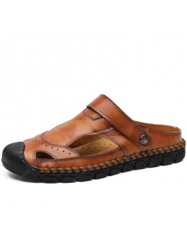 Men's Sandals Breathable Casual Leather Sandals