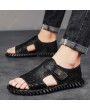 Sandals - Men's Summer Breathable Beach Shoes Trend Sewing Sandals