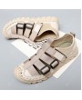 Sandals - Plus Size Round Toe Trendy Men Sandals Breathable Outdoor Beach Shoes