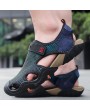 Sandals - Summer Breathable Hollow Air Mesh Men Sandals Fashion Trend Outdoor Beach Hiking Shoes Large Size