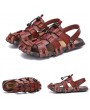 Sandals - Summer Men Sandals Fashion Trend Breathable Two Wear Beach Shoes