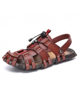 Summer Men Sandals Fashion Trend Breathable Two Wear Beach Shoes