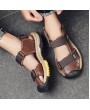 Sandals - Summer Outdoor Mountaineering Leisure Men Sandals Trend Round Toe Beach Shoes