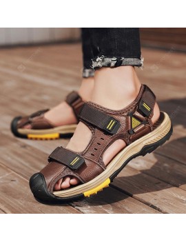 Summer Outdoor Mountaineering Leisure Men Sandals Trend Round Toe Beach Shoes