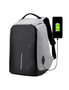 Backpack Anti Theft Shoulder Bag Man Business Travel Bag Waterproof Computer Bag 15.6 Inch USB Charging