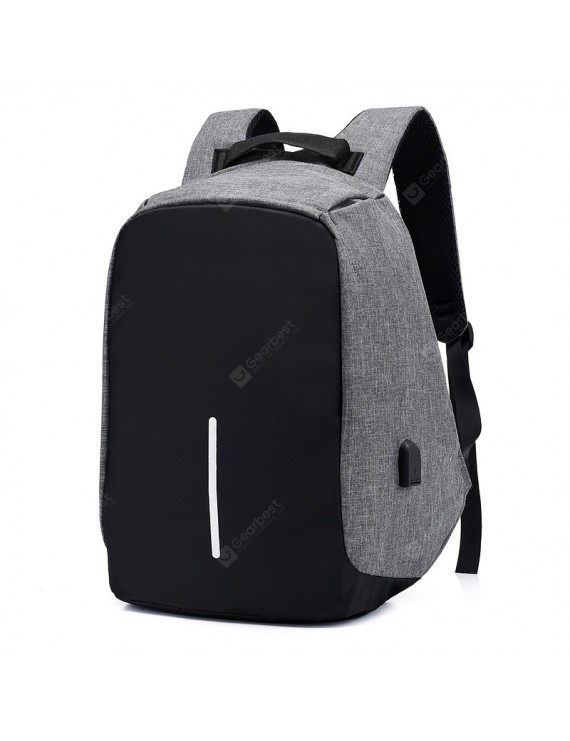 Laptop Backpack - Backpack Anti Theft Shoulder Bag Man Business Travel Bag Waterproof Computer Bag 15.6 Inch USB Charging