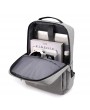 Laptop Backpack - Double Zipper Business Casual Shoulder Bag Backpack Schoolbag