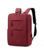 Laptop Backpack - Double Zipper Business Casual Shoulder Bag Backpack Schoolbag