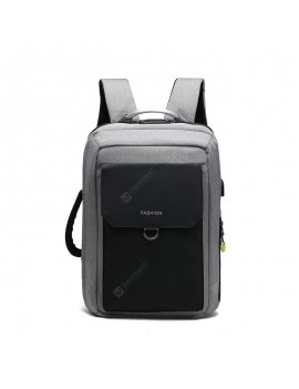 Fashion Backpack Male Anti-theft B Rechargeable Computer Backpack Student Bag