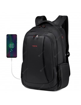 Fashion Men Backpack Multifunctional Computer Shoulder Bag Personality USB Charging Port Schoolbag