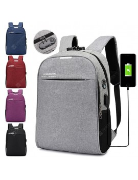 Korean Men Backpack Shoulder Bag Large Capacity Multi-functional Anti-theft Schoolbag