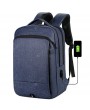 Laptop Backpack - Men's USB Waterproof Backpack 15.6 inch Computer Bag Can be Customized with LOGO