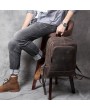 Laptop Backpack - Retro Men's Backpack Leather Bag Handmade Computer Backpacks