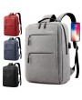 Laptop Backpack - Shoulder Bag Simple USB Charging Backpack Leisure and Business Computer Bag