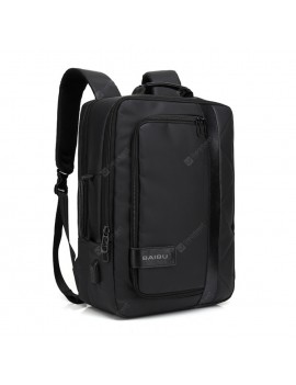 Simple Men's Multifunctional Waterproof Travel Backpack Ladies USB Charging Schoolbag Business Computer Bag