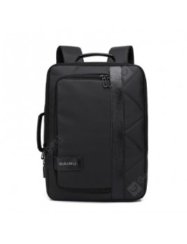 Simple Men's Multifunctional Waterproof Travel Backpack Ladies USB Charging Schoolbag Business Computer Bag