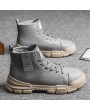 Boots - Fashion Large Size High-Top Tooling Boots Casual Boots Men'S Shoes