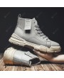 Boots - Fashion Large Size High-Top Tooling Boots Casual Boots Men'S Shoes