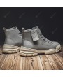 Boots - Fashion Large Size High-Top Tooling Boots Casual Boots Men'S Shoes