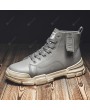 Boots - Fashion Large Size High-Top Tooling Boots Casual Boots Men'S Shoes