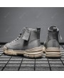 Boots - Fashion Large Size High-Top Tooling Boots Casual Boots Men'S Shoes