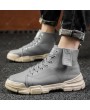 Boots - Fashion Large Size High-Top Tooling Boots Casual Boots Men'S Shoes