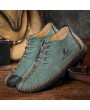 Boots - Men Boot Large Size Handmade Outdoor Leisure for Fall