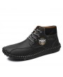 Boots - Men Boots Fashion Large Size High-top Boots Casual Male Wearable Shoes