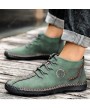 Boots - Men's Boots Male Fashion Winter Leather Boots Large Size Casual Warm Boots