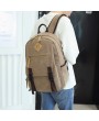 Casual Backpack - Canvas Shoulder Bag Men's Casual Outdoor Hiking Backpack Schoolbag