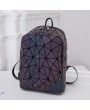 Casual Backpack - Geometric Rhombus Men And Women Universal Night Light Backpack Sports Outdoor Student Bag Tide Bag