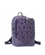 Casual Backpack - Geometric Rhombus Men And Women Universal Night Light Backpack Sports Outdoor Student Bag Tide Bag