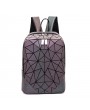 Casual Backpack - Geometric Rhombus Men And Women Universal Night Light Backpack Sports Outdoor Student Bag Tide Bag