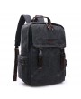 Casual Backpack - Korean Fashion Men's Canvas Bag Large Capacity Outdoor Travel Backpack Computer Handbag