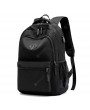 Casual Backpack - Leisure Charging Backpack Solid Color Waterproof Men's Backpack Can be Printed