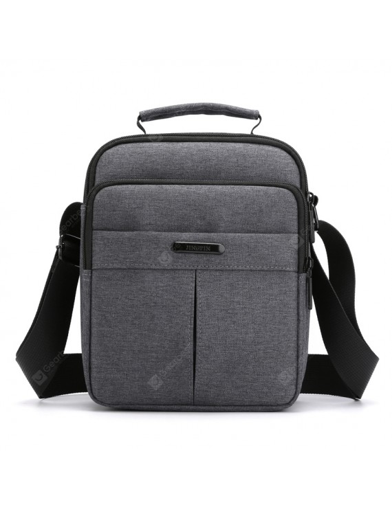 Casual Backpack - Men's Casual Fashion Cloth Shoulder Bag Diagonal Package Lightweight Waterproof Nylon Cloth Bag Man Bag