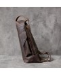 Casual Backpack - Men's Shoulder Bag Leather Cross-Body Handmade Chest Bag