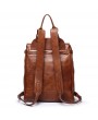 Casual Backpack - Shoulder Bag Men Hand-colored Vegetable Tanned Leather Female High-capacity Computer Backpack